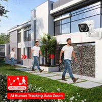 ASECAM 4K 8MP Camera Surveillance Extérieure PTZ 30X Zoom optique AI Détection de Véhicule WDR POE IMX415 Hikvision Compatible 2