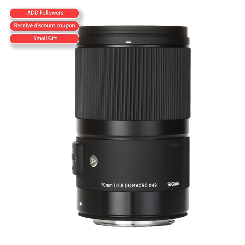 Obiettivo Macro Sigma 70Mm F2.8 Art Dg Per Canon Per Sony E, Nero