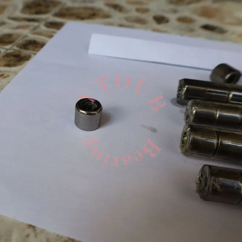 Mop bearing 5Pcs/lot HF081412 Outer ring Octagon Hexagonal Smooth Knurled One-way Needle Roller bearing 8*14*12mm needle bearings