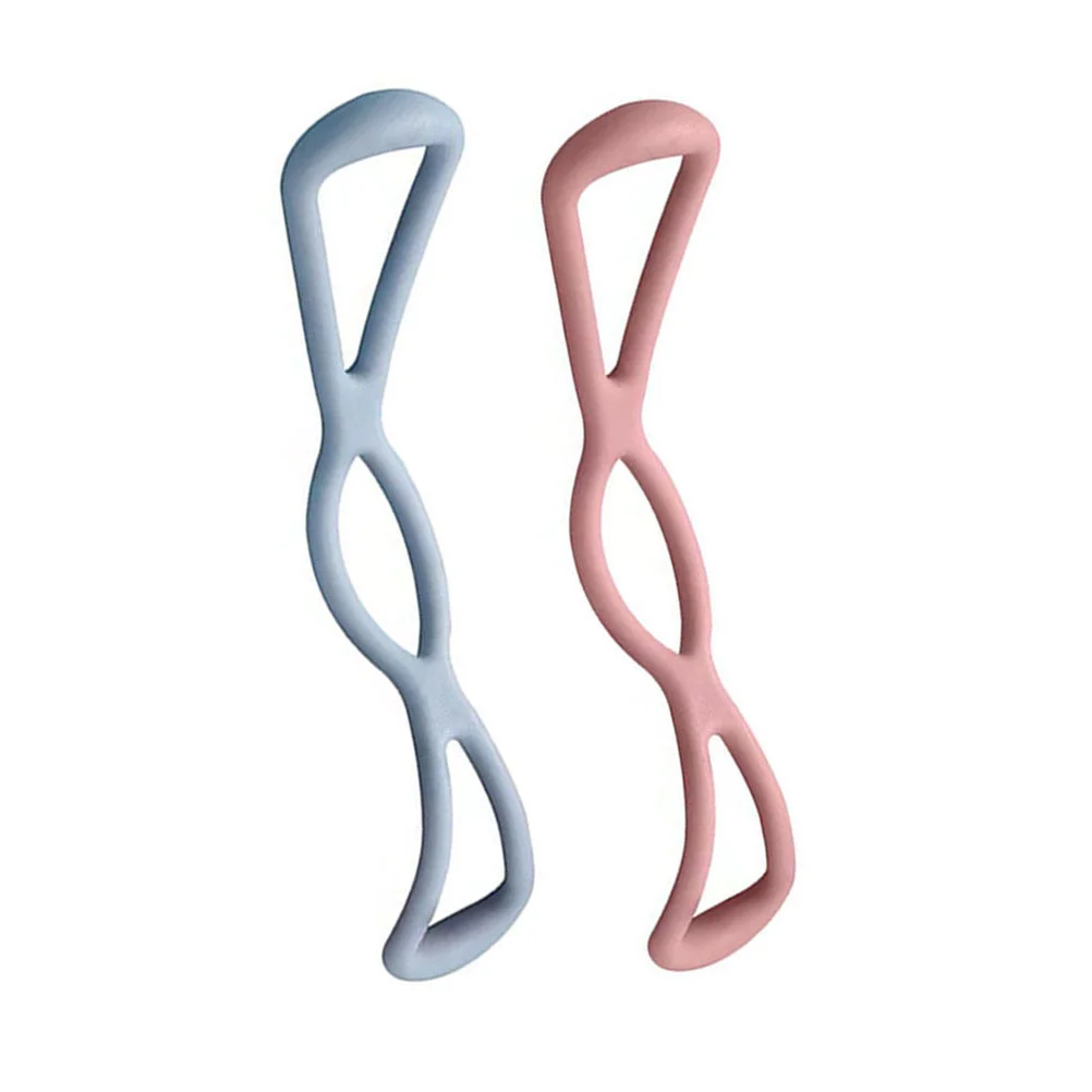 

2 PCS Elastic Stretch Strap Yoga Equipment Figure 8 Tensioner Belt The Shoulder Fitness