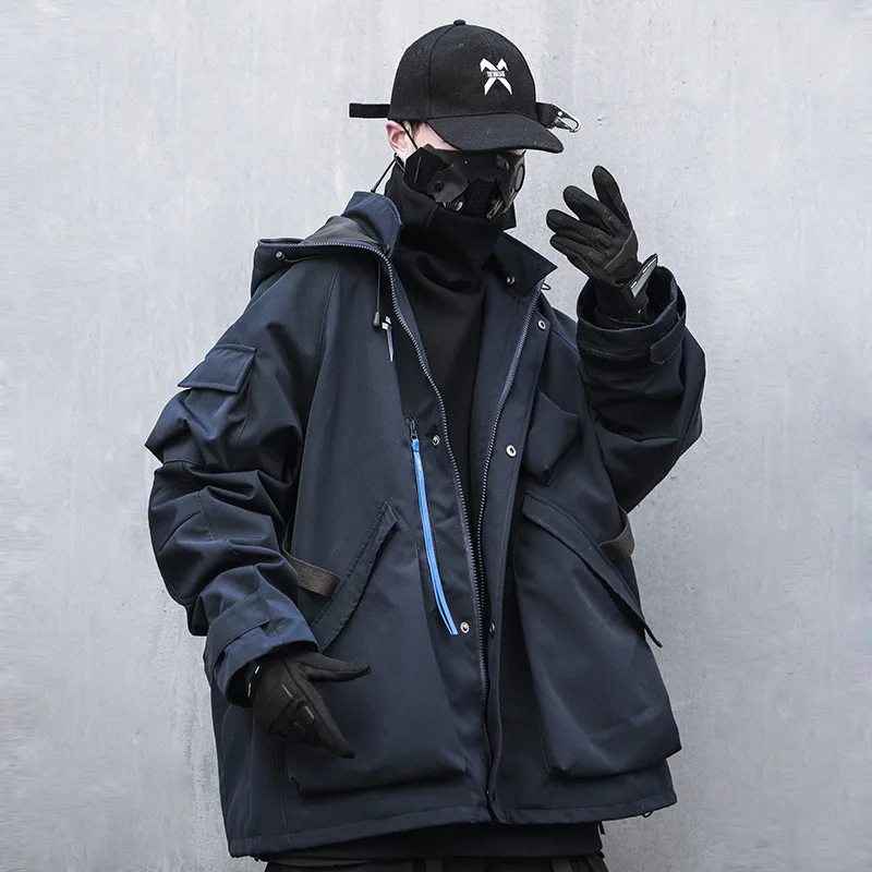 11 BYBB'S DARK 2022 Techwear Jackets Tactical Hooded Windbreaker Streetwear Cargo Function Jacket Fashion Coats Outwear WB590 4
