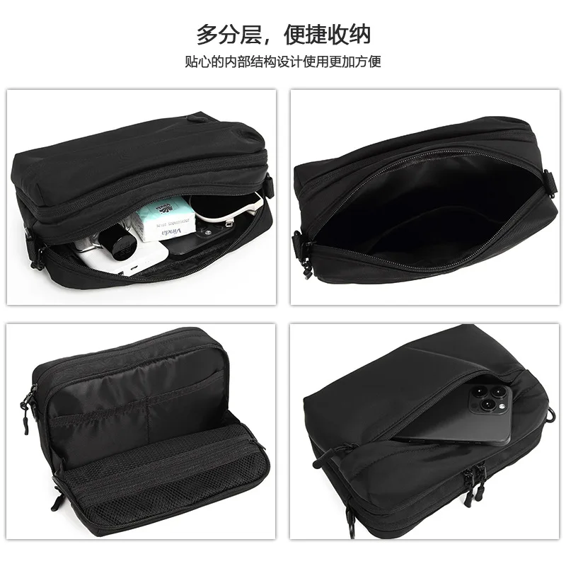 Versatile Men's Lightweight Crossbody Shoulder Bag