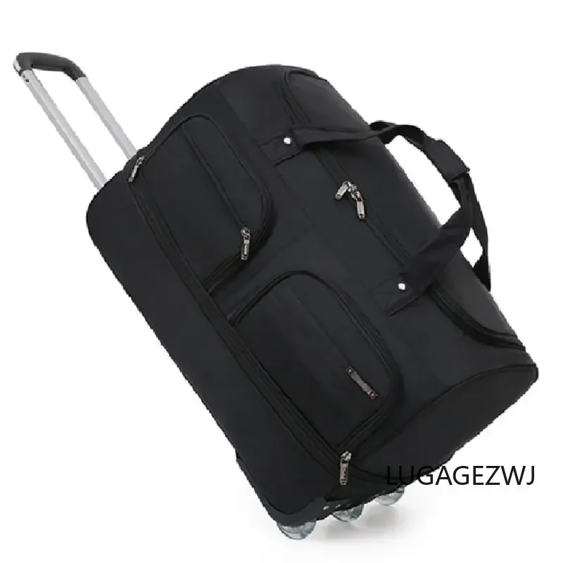 

Large Capacity Roller Trolley Bag Long-distance Travel Luggage Check In Case Moving Storage Bag Foldable Hand Travel Bags