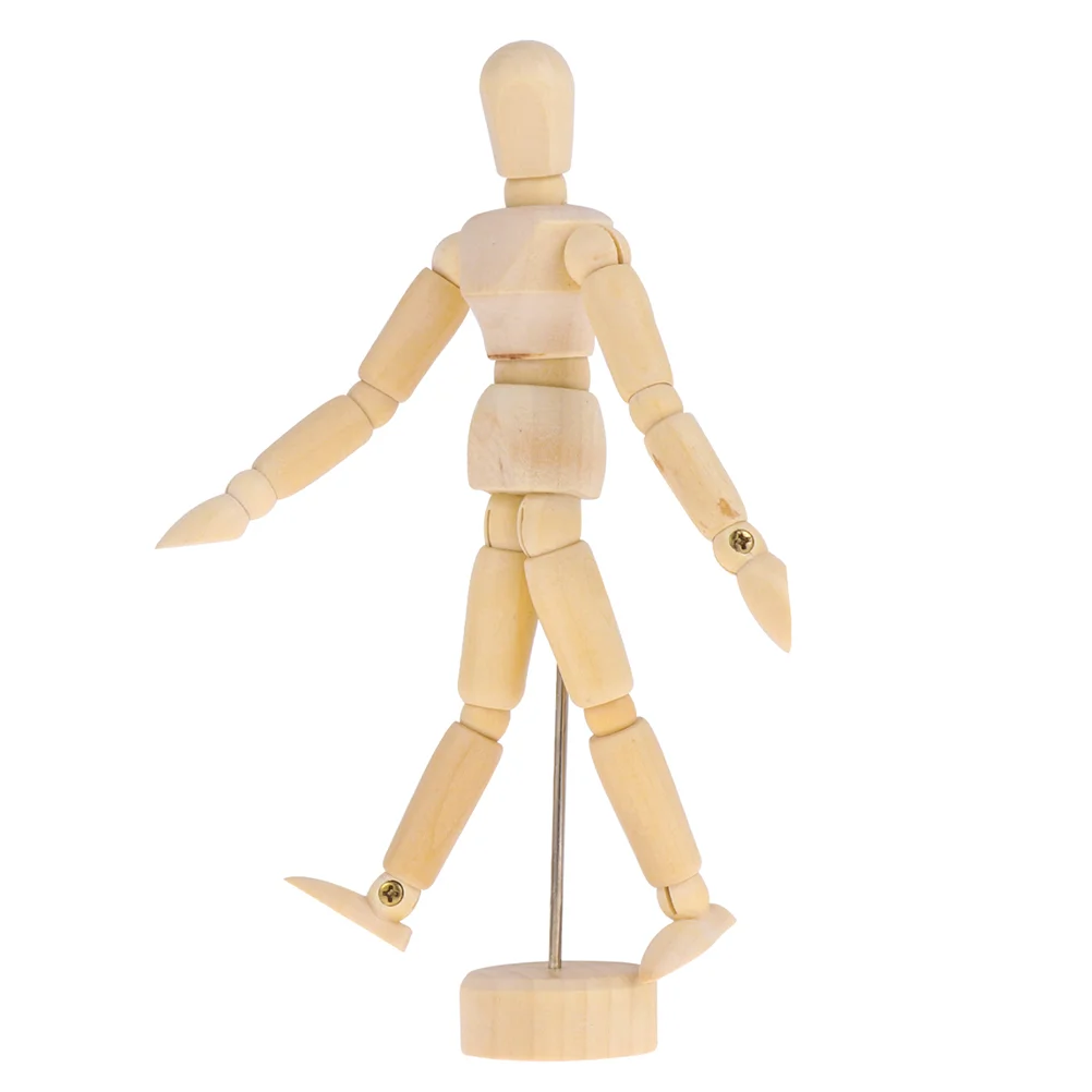 

2Pcs Wooden Figure Model Human Mannequin Manikins for Artists Sketch Charcoal Home Office Desk Decoration (45Inches 114cm +