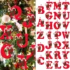 Christmas Tree Decoration Letter Pendant 26 Letters Home Holiday Acrylic Diy Pendant Xmas 2024 New Year Decor Ornament Navidad 1