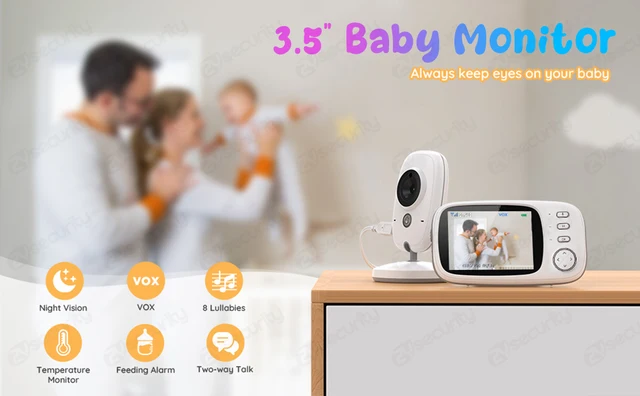 BOIFUN Video Baby Monitor with Camera No WiFi ECO VOX Mode Night