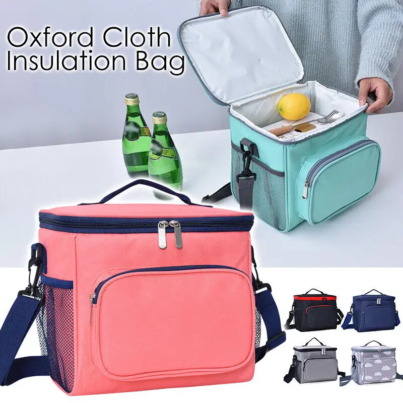

Изолированная Герметичная сумка для завтрака, женская, детская, офисная, школьная сумка из ткани Оксфорд