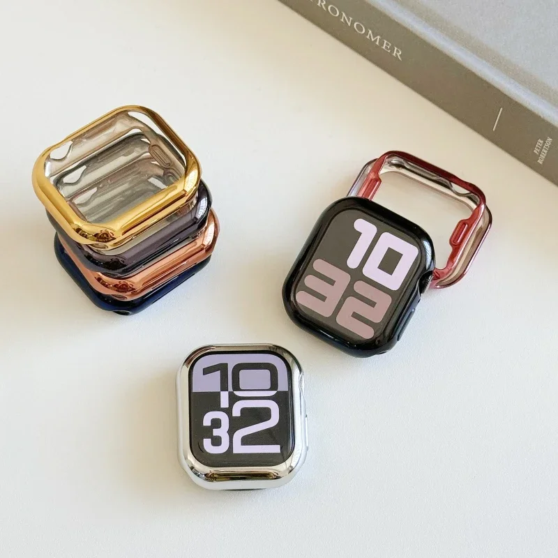 Premium TPU Apple Watch Bumper Case with Screen Protector - Durable and Stylish Protective Cover