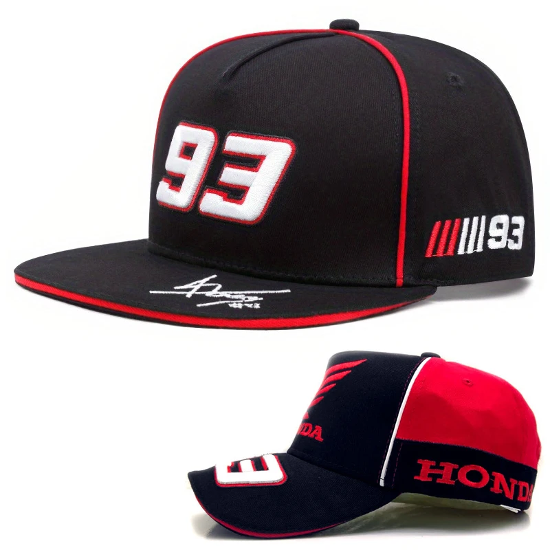4 New Digital 93 Ant Marquez Racing Pattern Embroidered Men's Curved Hip Hop Outdoor Sunshade Baseball Hat baseball cap baseball hats baseball caps sun cap