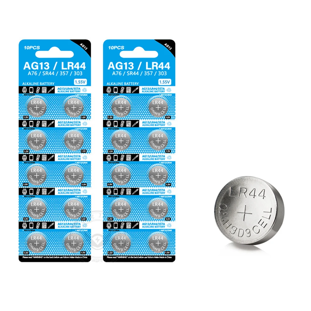 AG13-LR44-A76-357-357A-LR1154-SR1154-SR44-1-55V-Alkaline-Battery-For ...