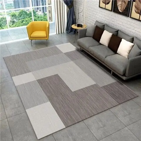 

Nordic Simple Pattern Carpet Living Room Bedroom Bedside Rugs Doormat Floor Mat Kitchen Anti-slip Area Rug Large Home Decoration