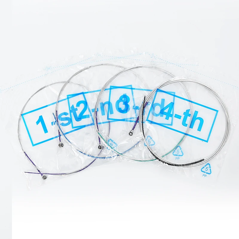 Cello Strings Steel Core Alloy Winding Universal 1 Set Suitable for 4/4 3/4 1/2 Usual Size