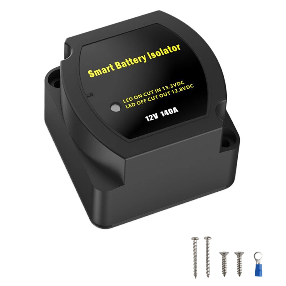 DualBatterySmartIsolator12V140AVoltageIntelligentSeparatorVSRRelayWaterproofControl