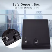 Arma portátil cofres caixa de impressão digital seguro sensor de impressão digital caixa de chave de segurança cofre para objetos de valor jóias cofre