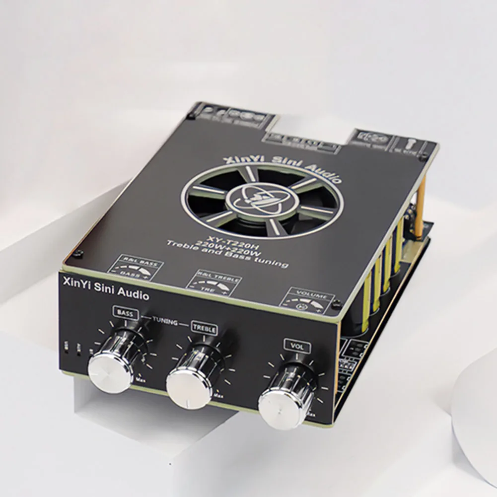 TPA3251 BT 5.2 220W x 2 오디오 앰프 보드 모듈, 스테레오 고음 및 저음 조정, 스테레오 디지털 파워 앰프 보드 모듈