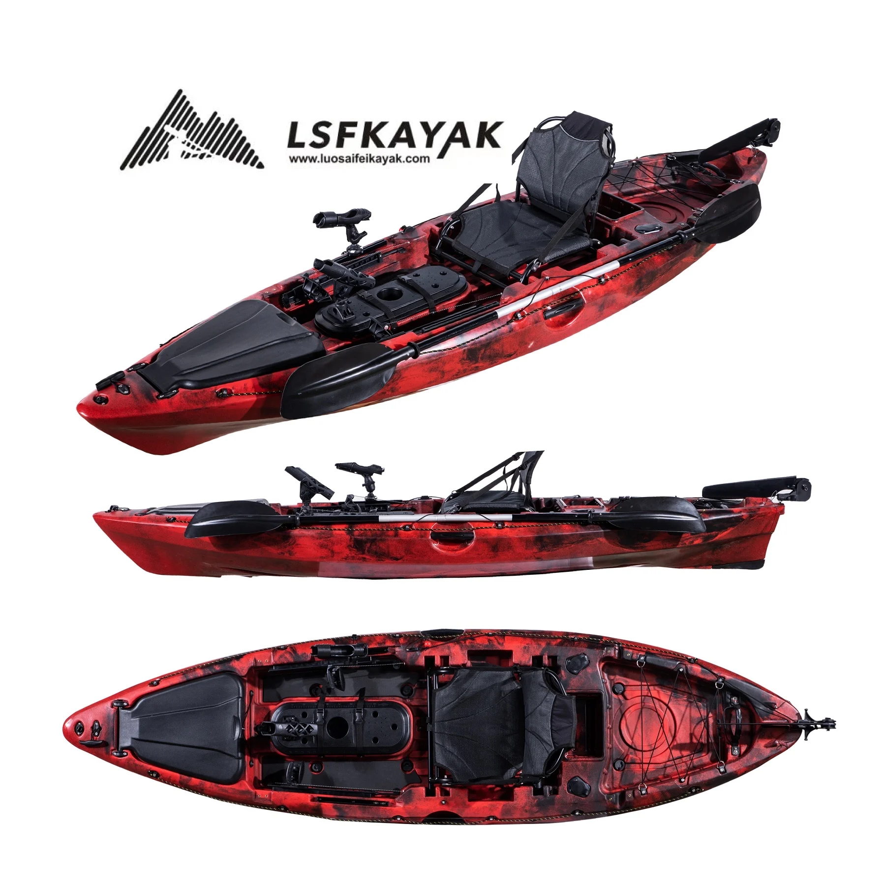 

Single Popular 10FT Kayak Fishing Canoe Wholesale With One Seat