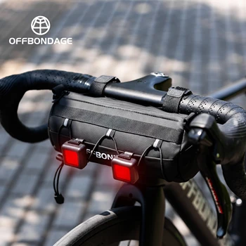 Borsa da Manubrio per Bicicletta OFFBONDAGE, Borsa Anteriore per Bici di Grande Capacità, Accessori per Bici da Strada e MTB