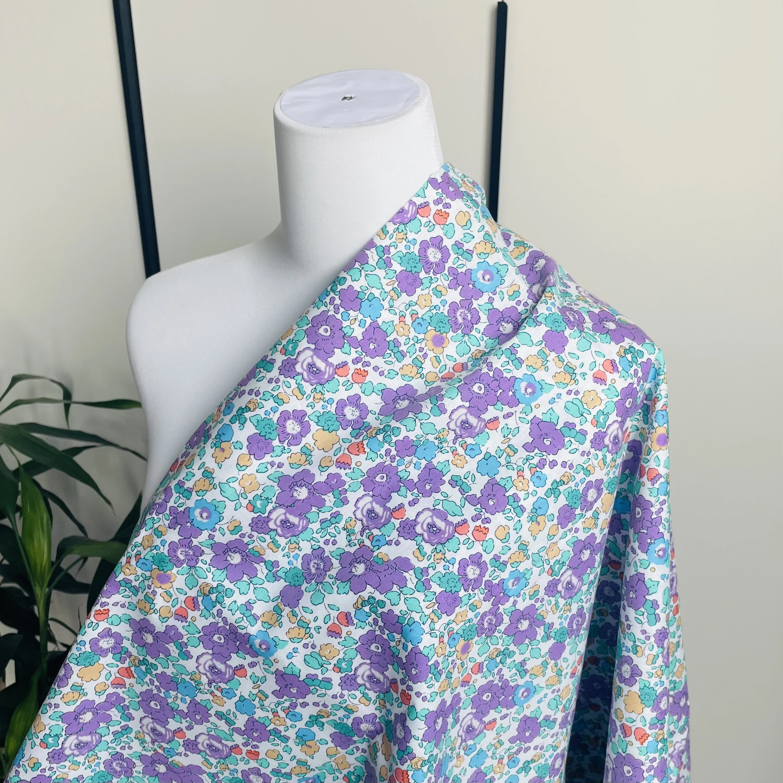 Cotton Fabric Floral 60S Tissun liberty Cotton Fabric For Kids Baby Sewing Cloth Dresses Skirt DIY