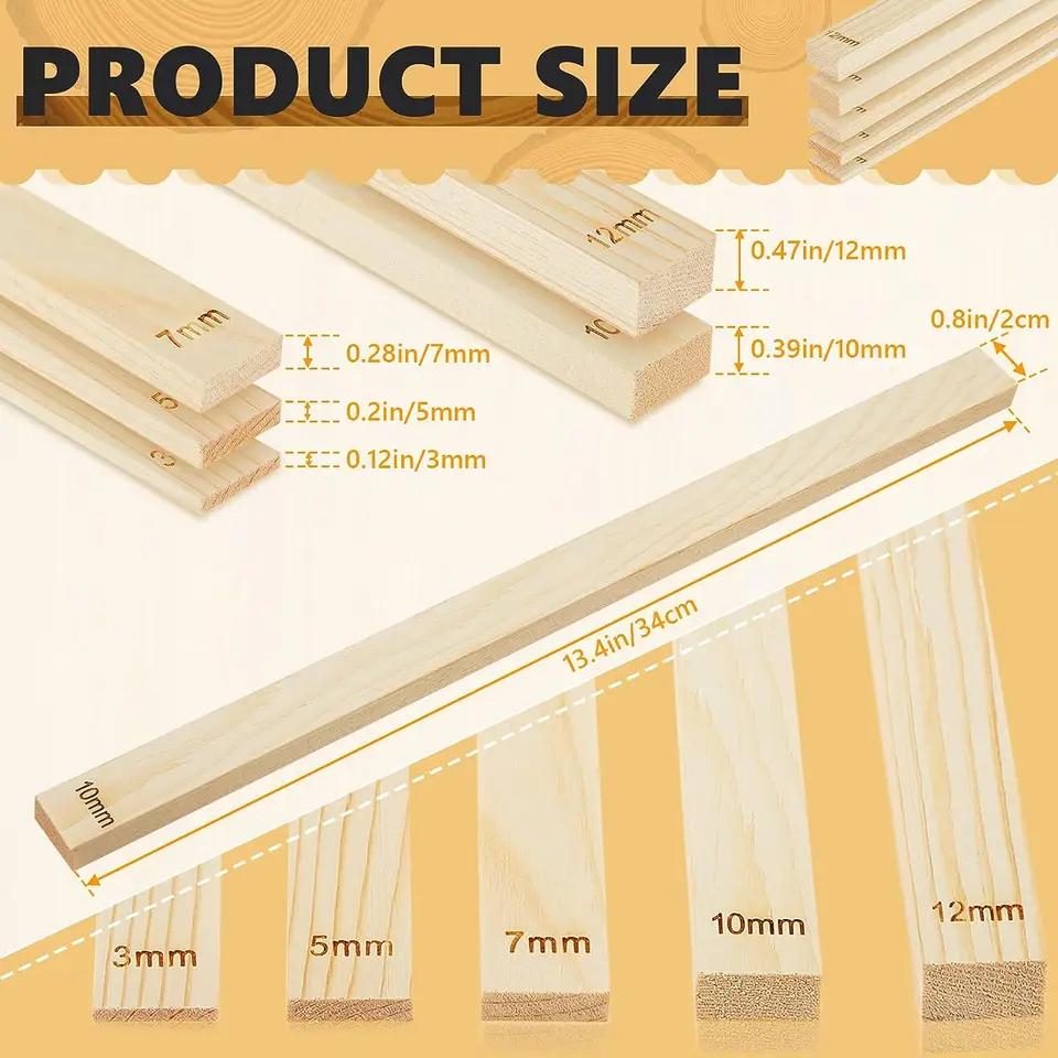 JIHUOO 2 Bastoncini Guida Per Argilla Da 30,8 X 2 Cm, Per Laminare