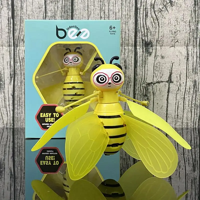Flying Dolls Small Bee Induction Flying Machine Educational & Suspended Toy  Rechargeable Mini Hand Sensor Flying Toy Outdoor