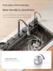 Neptune Star Whale Rain Vegetable Washing Basin Large Single Slot Thickened 304 Stainless Steel Sink Kitchen Household Dish Sink 2