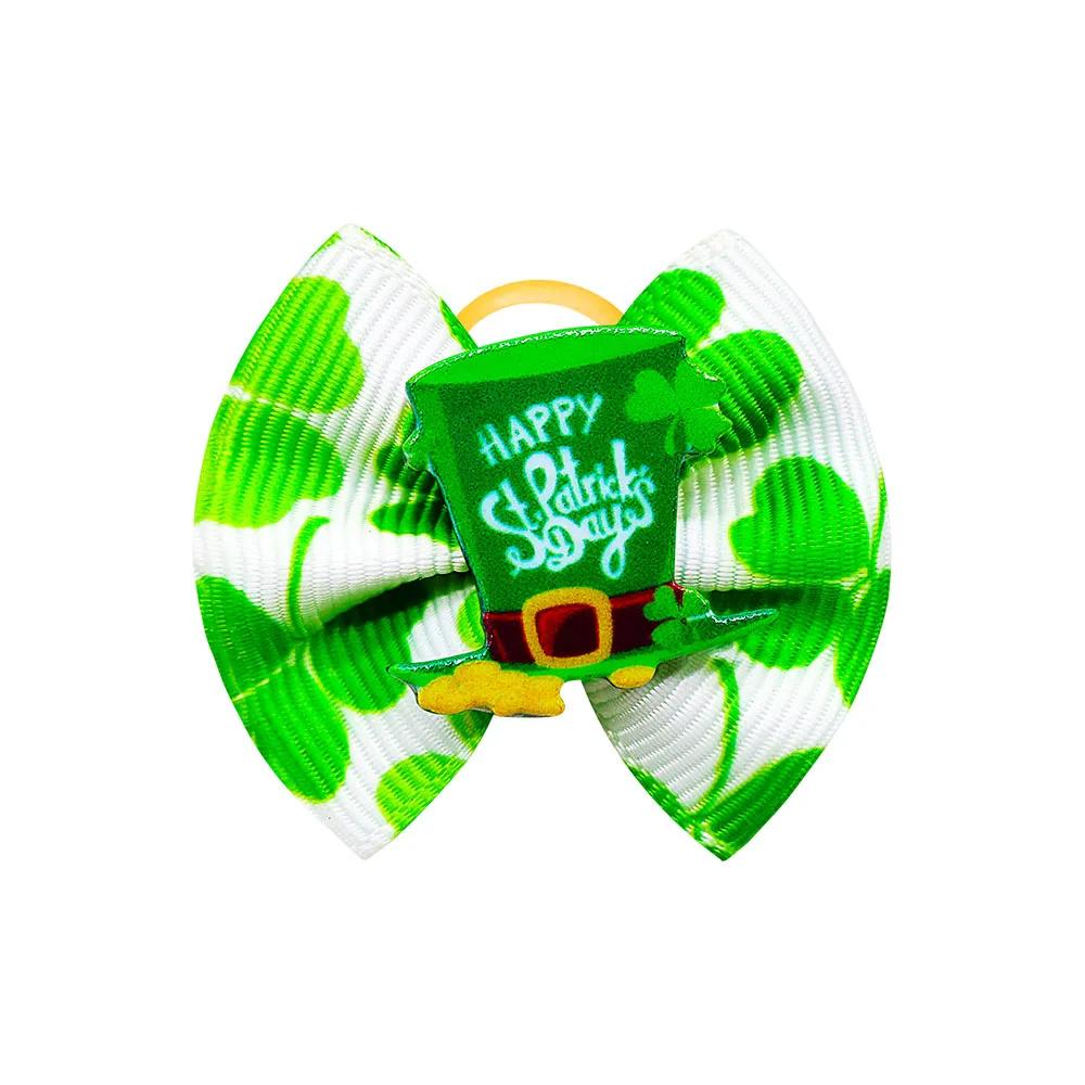 Title 8, 20PCS Saint Patricks Day Pet Supplies Dog Bows...