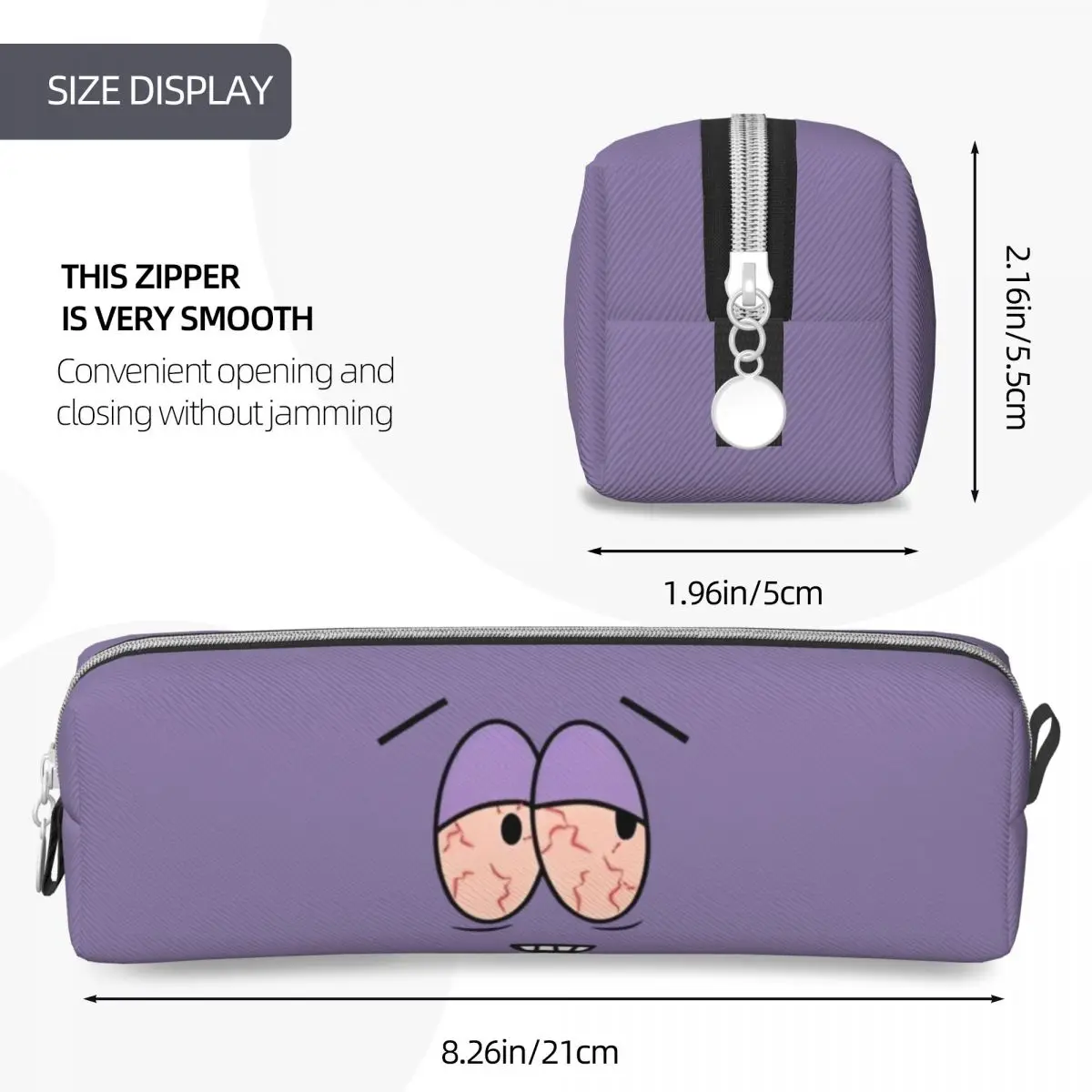 South-Park Cartoon Towelie Pencil Cases Pen Bags Students School Zipper Pencil Box