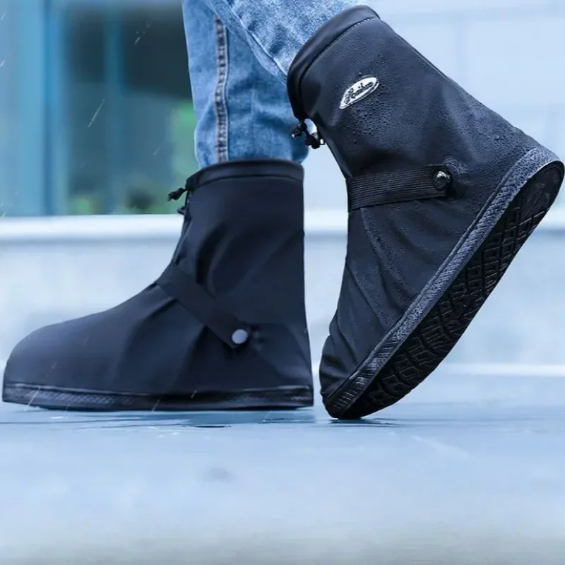 Bottes de pêche imperméables pour hommes 2025 - Bottes caoutchouc hautes sans lacets résistantes