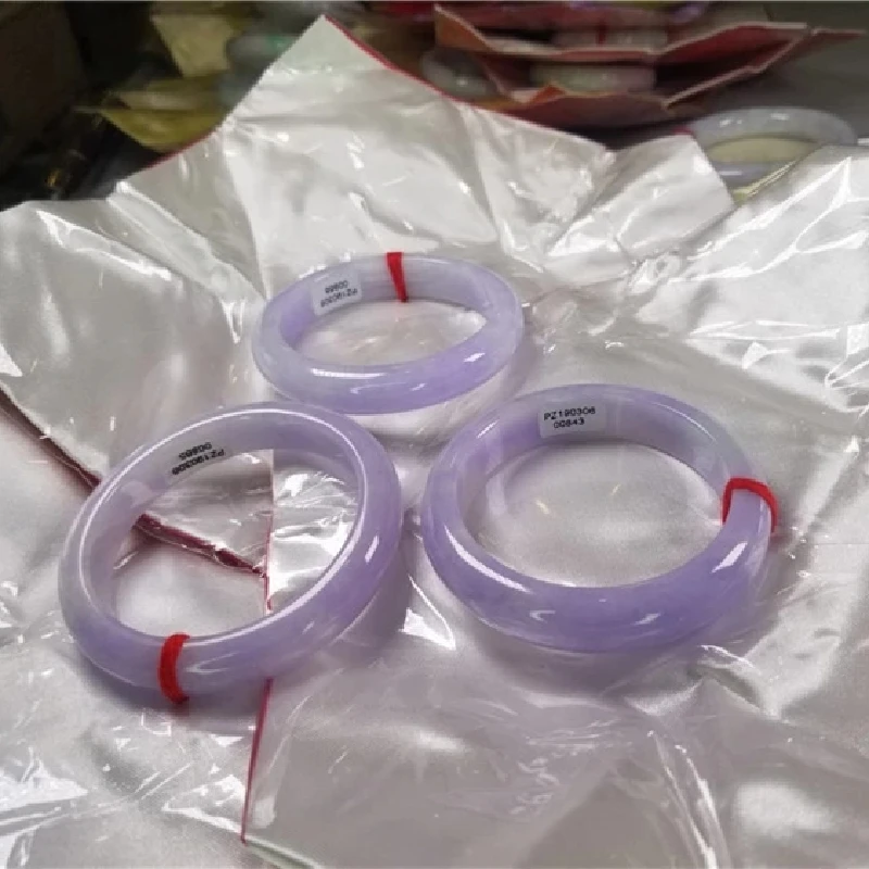 

Natural Original Ecological Pure Emerald Ice Purple Female Elegant Princess Bracelet Fashion Jewellery