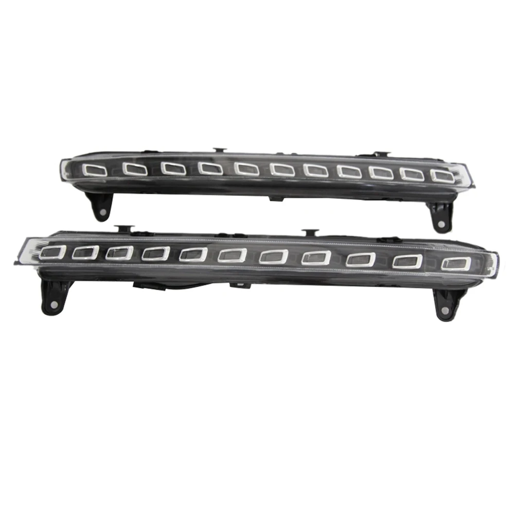 

Дневные ходовые огни с левой/правой стороны, 12 В, дневные ходовые огни для Audi Q7 2006-2009, противотуманные фары с желтым указателем поворота