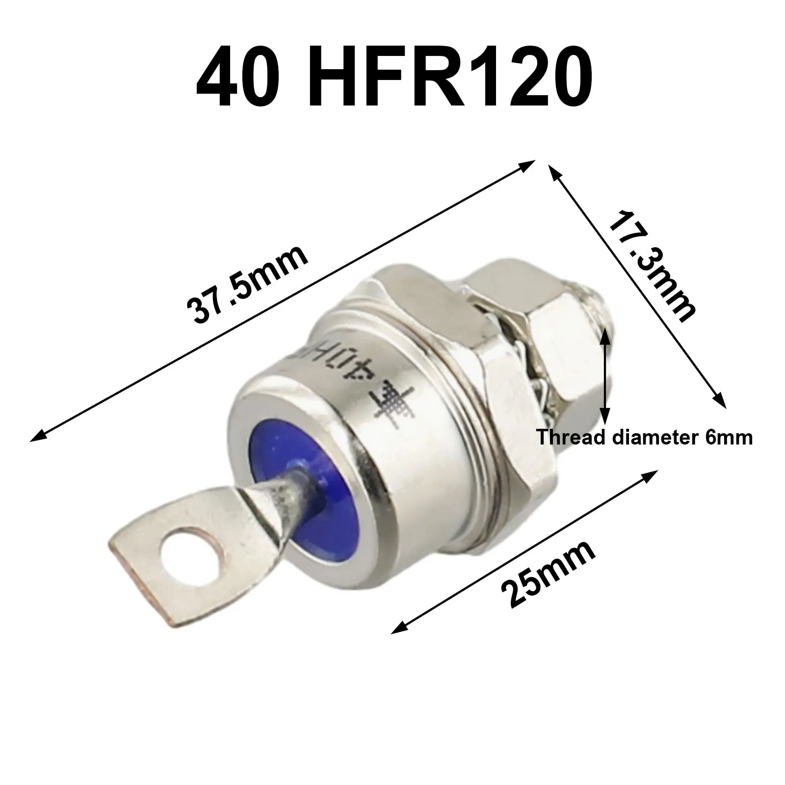 1Pc 85A/40A/25A 1200V Positive Cathode/Negative Anode- Stud Mount Diode Rectifier Household Part For Semiconductors & Actives