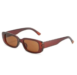 Vintage Chic Unisex Square Sunglasses - Trendy European & American Street Fashion UV Protection (Q2)