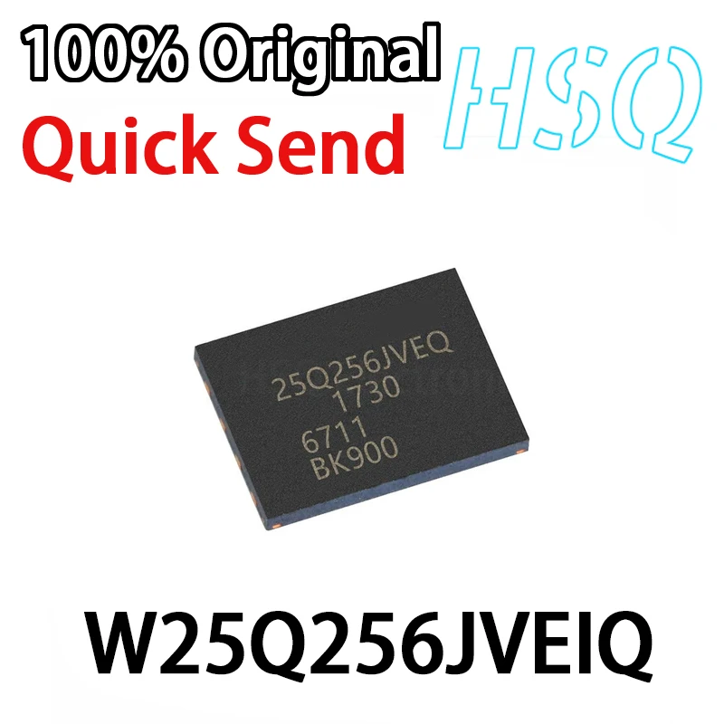 

Оригинальный чип W25Q256JVEIQ 25Q256JVEQ WSON8, чип памяти 32 МБ 256 Мбит