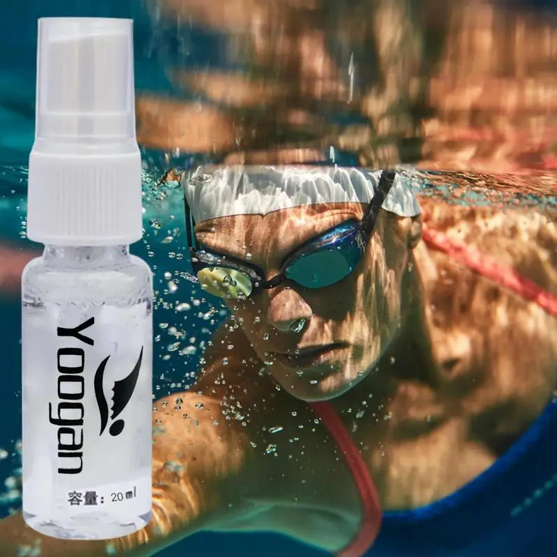 Anti Fog Agent Portable Solid Add Water Liquid Spray For Swimming Goggles Diving Masks White Bottle