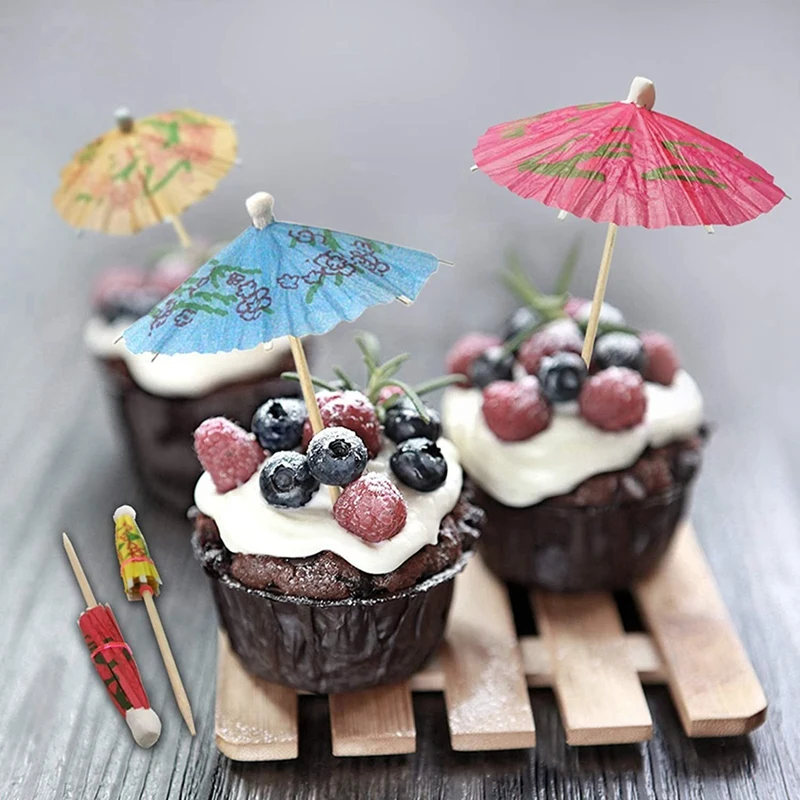720Pcs Cocktail Umbrella For Drink&Food, Decorative Toothpicks For Party,Hotel, Restaurant,Tiki Bar,Hawaiian Party
