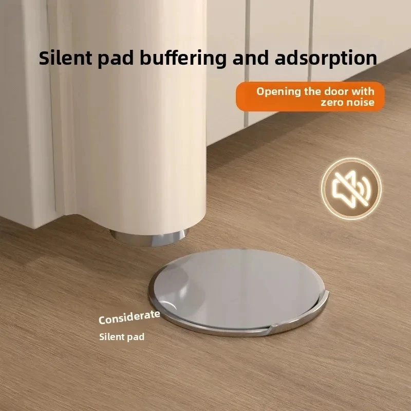 Magnetic Hidden Door Stopper and Wall Protector - Elegant Home Decor Accessory