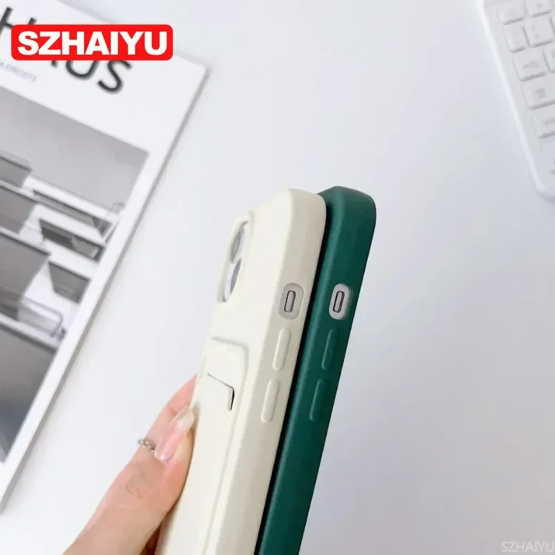 Hands-Free Lanyard Phone Case with Silicone Card Holder and Drop Protection Cover