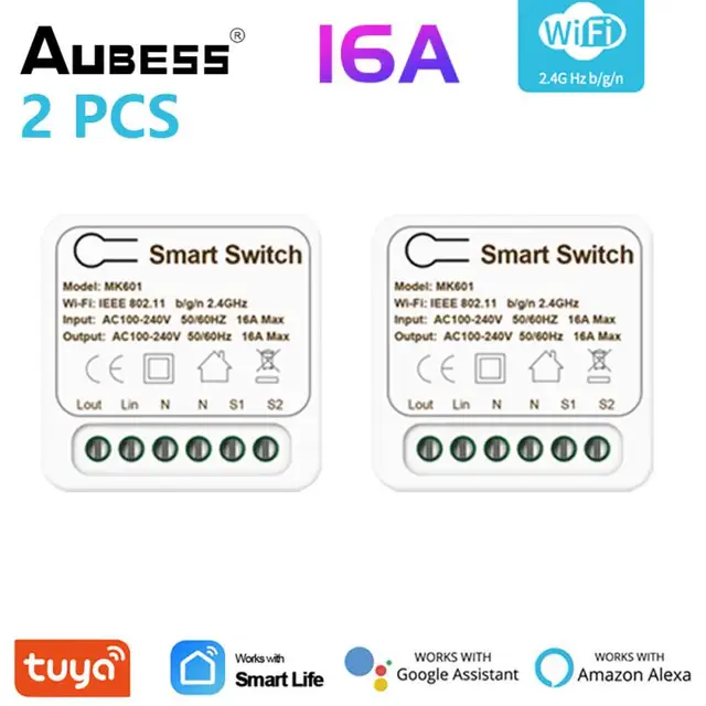 2Pcs Smart Switch