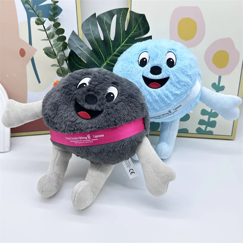 26CM Painkiller Oxycontin Plush Doll Toy Stuffed Animal Soft Cushion Cosplay Props Fans Collection Kids Children Birthday Gifts friday night funkin plush toy anime stuffed doll skid pump whitty soft figures boyfriend spooky model kids children fans gifts