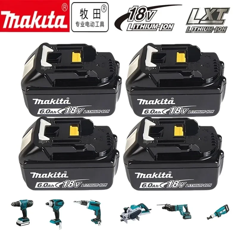 

Genuine Makita 6Ah/5Ah/3Ah for Makita 18V Battery BL1830B BL1850B BL1850 BL1840 BL1860 BL1815 Replacement Lithium Battery