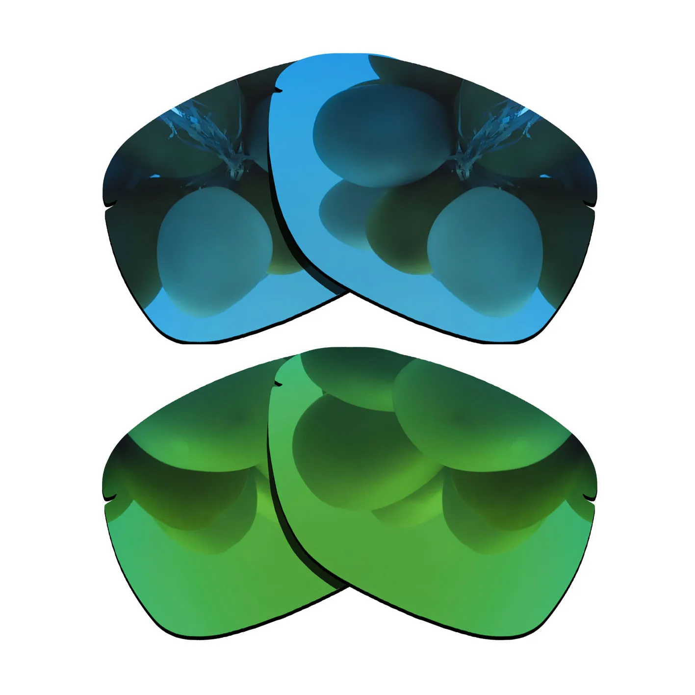 

Небесно-голубые и зеленые фотообои-солнцезащитные очки Oakley Tailhook