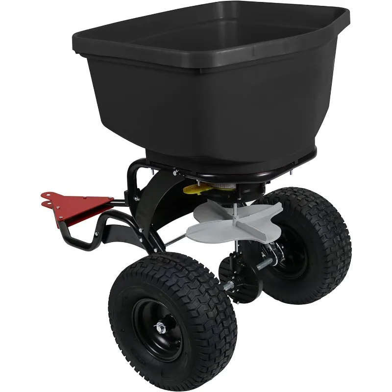 

8622B Made in The USA 150-Pound Tow and Pull Behind Spreader with Auto-Stop Dual Impeller That Stops When Not Moving