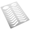 Eyebrow Template Stencil Draw Board Makeup Practice Accessory Mouth Silver and Lip Mold 4