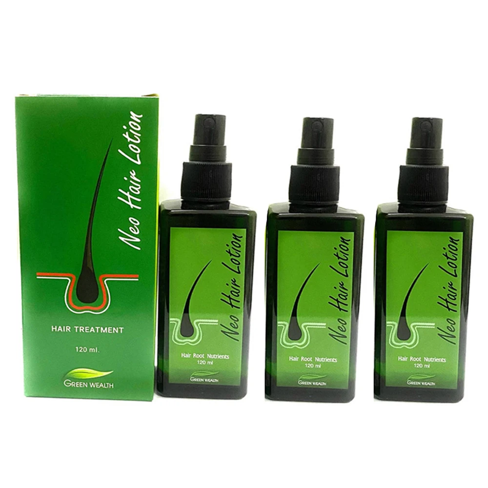 

3Pcs Hot Sale Orginal Neo Hair Lotion Made In Thailand Natural Essence Prevents Hair Loss Scalp Treatment Growth Oil