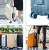 4-40pcs Luggage Wheel Covers Silicone Suitcase Wheel Covers Luggage Wheel Protector Heavy Duty Noise-Proof Accessories 5