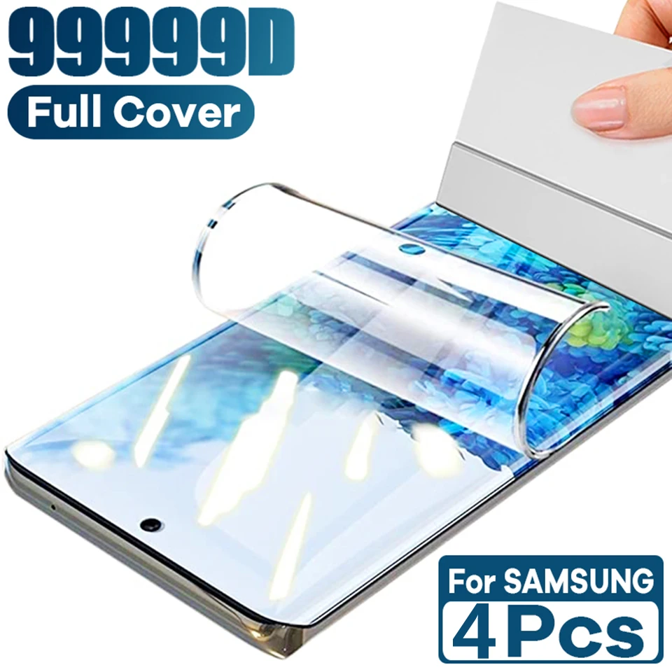 

Гидрогелевая пленка 4 шт. для Samsung Galaxy A50 A51 A52 A53 A71 A72 A73, Защита экрана для Samsung A33 A12 A21S, защита экрана