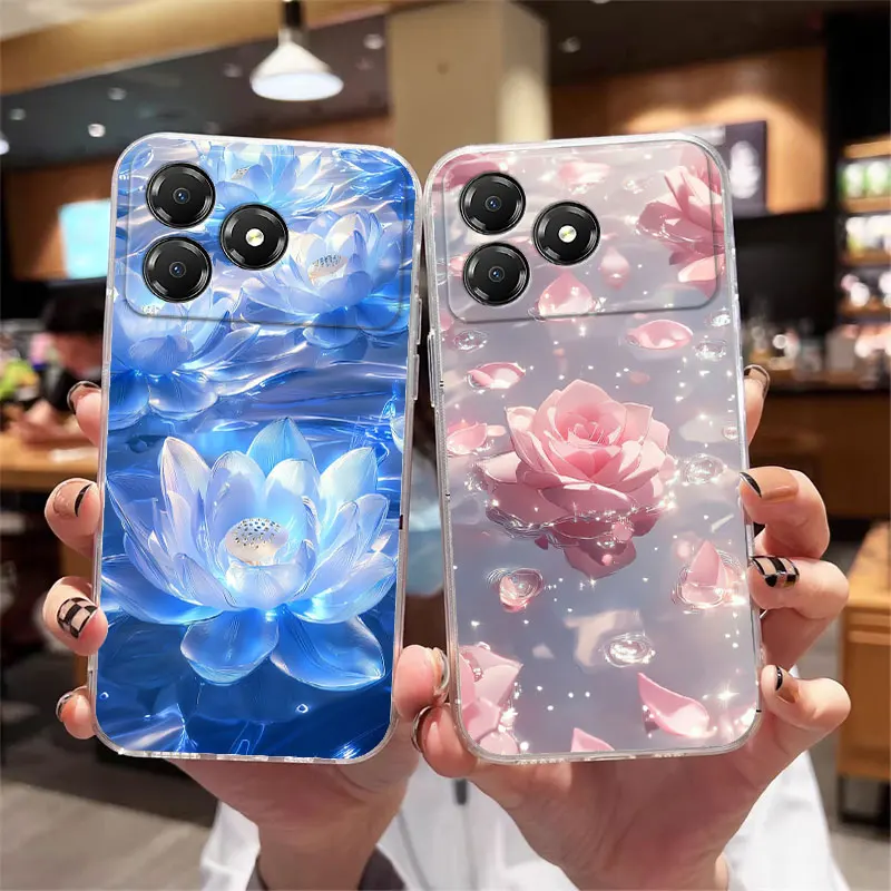 Fashionable Shockproof Soft Silicone Clear Protective Phone Case