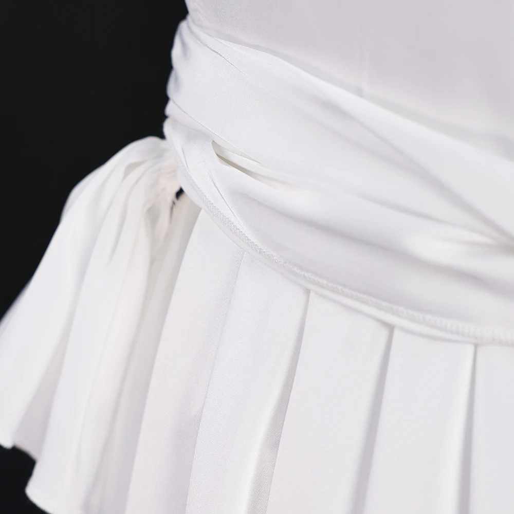 Re:Zero - Starting Life in Another World-Inspired Emilia Wedding Dress Cosplay Costume for Women