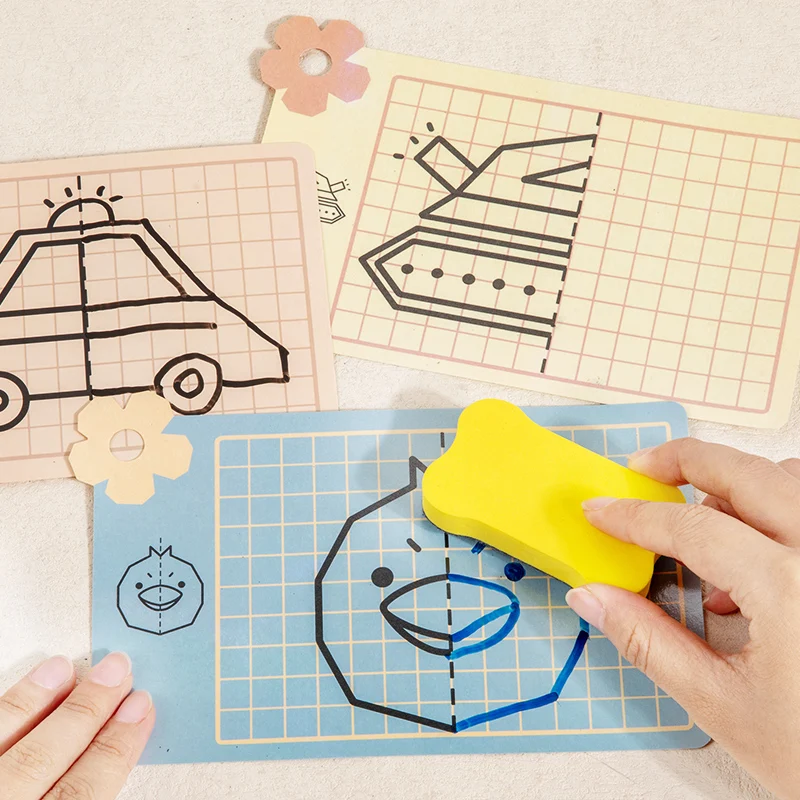 Magical Tracing Workbook Montessori Pen Control Training Book Reusable Magic Practice Copybook Children Drawing Education Books_voghion.com