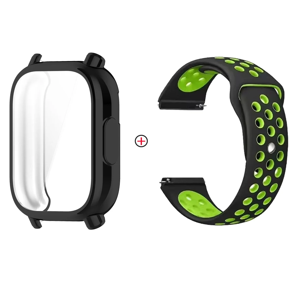 Soft Silicone Strap with TPU Case and Screen Protector